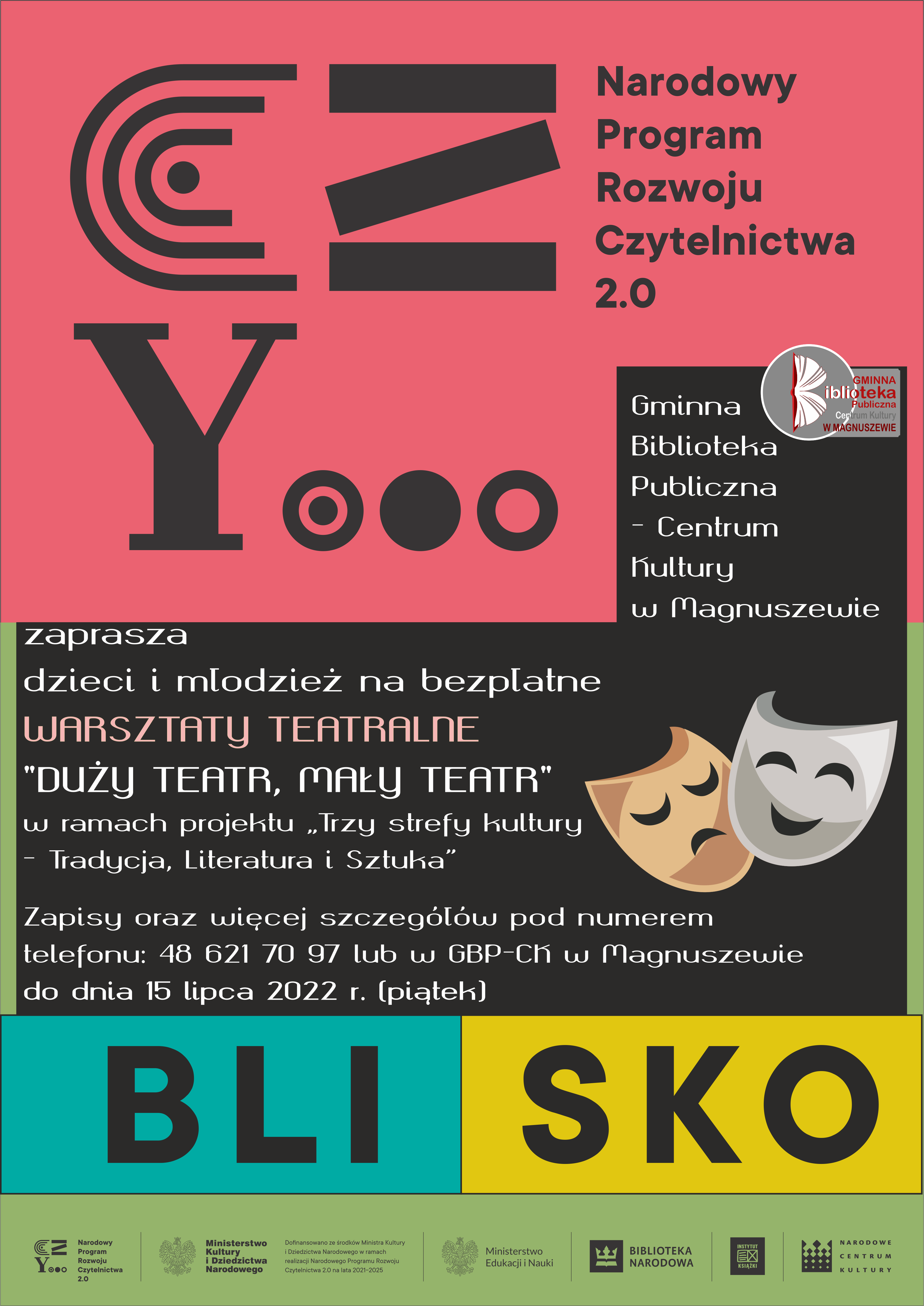 Kopia_zapasowa_plakat Blisko warsztaty teatralne